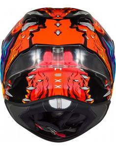 CASCO NEXX X R3R ZORGA ORANGE GREEN 2