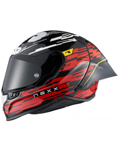 CASCO NEXX X R3R GLITCH RACER RED WHITE