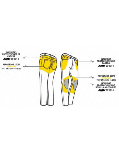 PANTALON VAQUERO PMJ CAFE RACE GREY 2