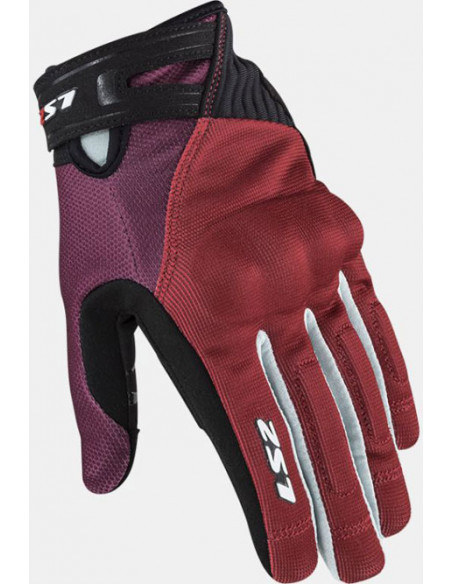 GUANTE LS2 DART 2 LADY BLACK / WHITE / RED