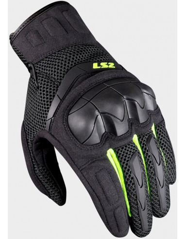 GUANTE LS2 KUBRA MAN BLACK YELLOW