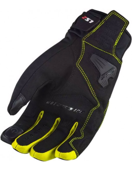 GUANTE LS2 JET 2 BLACK YELLOW