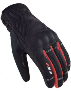 GUANTE LS2 JET 2 LADY BLACK RED