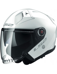 CASCO LS2 OF603 INFINITY II SOLID GLOSS WHITE 06