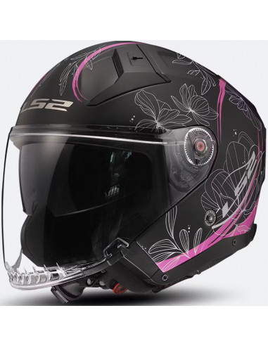 CASCO LS2 OF603 INFINITY II LOTUS MATT PINK 06