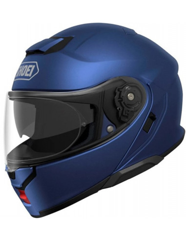 CASCO SHOEI NEOTEC 3 SOLID MATT BLUE METALLIC