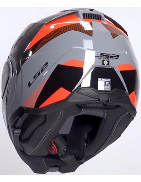 Casco LS2 FF910 Advant II Triple Grey Blue Red