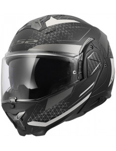 Casco LS2 FF910 Advant II Astral Matt Black White