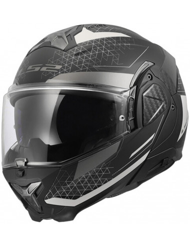 Casco LS2 FF910 Advant II Astral Matt Black White