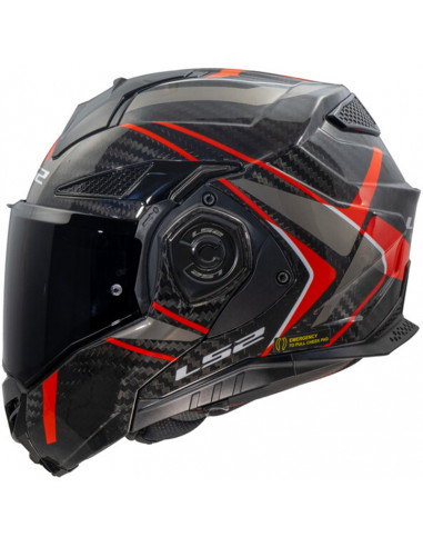 CASCO LS2 FF901 ADVANT X CAR  FUTURE II RED 06