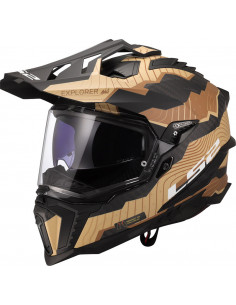 Casco LS2 MX701 Trick Carbon Matt Brown 2