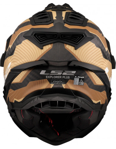 Casco LS2 MX701 Trick Carbon Matt Brown