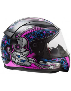 CASCO LS2 FF353 RAPID MINI VOODOO FLUO PINK 2