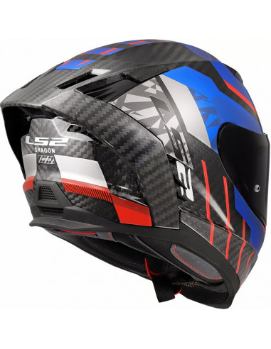 Casco LS2 FF807 Dragon Trax Blue Red