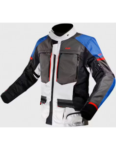 CHAQUETA LS2 NORWAY MAN RED BLUE