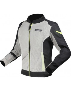 CHAQUETA LS2 AIRY EVO LADY BLACK GREY YELLOW