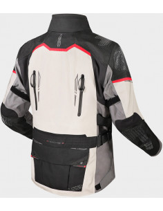 Chaqueta LS2 Apollo Man Grey Black Red 2