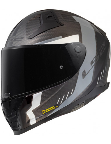 CASCO LS2 FF811 VECTOR II CARB  GRID MATT GREY 06