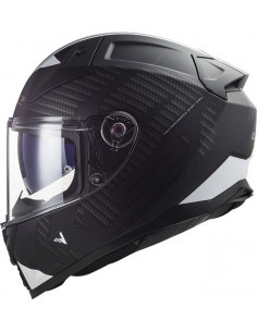 CASCO LS2 FF811 VECTOR II SPLITTER BLACK WHITE 2