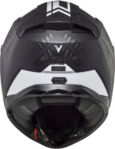 CASCO LS2 FF811 VECTOR II SPLITTER BLACK WHITE