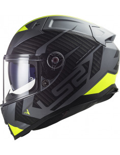CASCO LS2 FF811 VECTOR II SPLITTER TITANIUM YELLOW 2