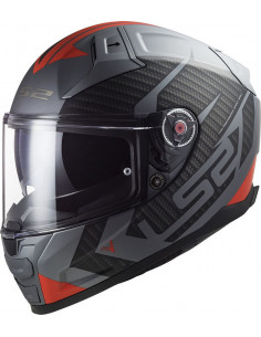 CASCO LS2 FF811 VECTOR II SPLITTER TITANIUM RED