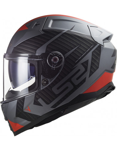 CASCO LS2 FF811 VECTOR II SPLITTER TITANIUM RED