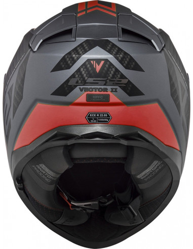 CASCO LS2 FF811 VECTOR II SPLITTER TITANIUM RED