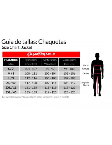 CHAQUETA QUARTERMILE TRYSTAR MAN BLACK