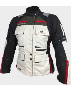 CHAQUETA QUARTERMILE TRYSTAR LADY GREY/BLACK/RED