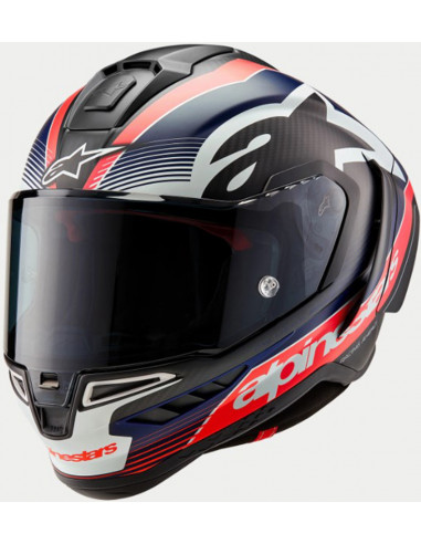 Casco Alpinestars Supertech R10 Team Carbon Blue
