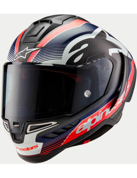 Casco Alpinestars Supertech R10 Team Carbon Blue