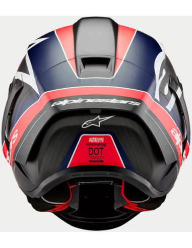 Casco Alpinestars Supertech R10 Team Carbon Blue