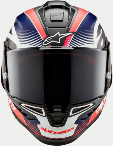 Casco Alpinestars Supertech R10 Team Carbon Blue