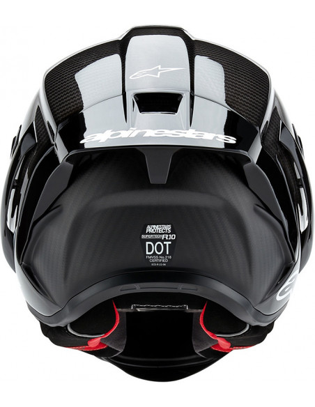 Casco Alpinestars Supertech R10 Carbon Black