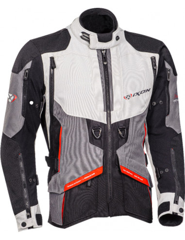 CHAQUETA IXON RAGNAR BLACK / GREY / RED