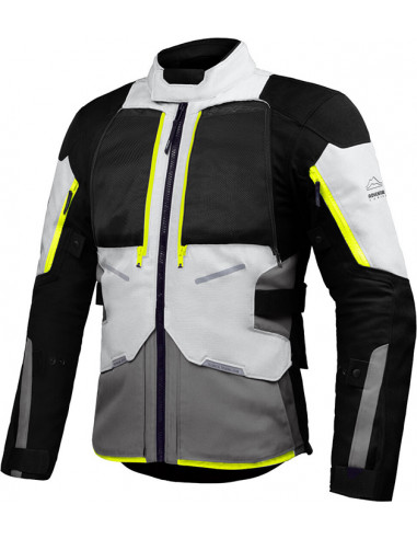 CHAQUETA IXON VIDAR GREY / BLACK / BRIGHT YELLOW