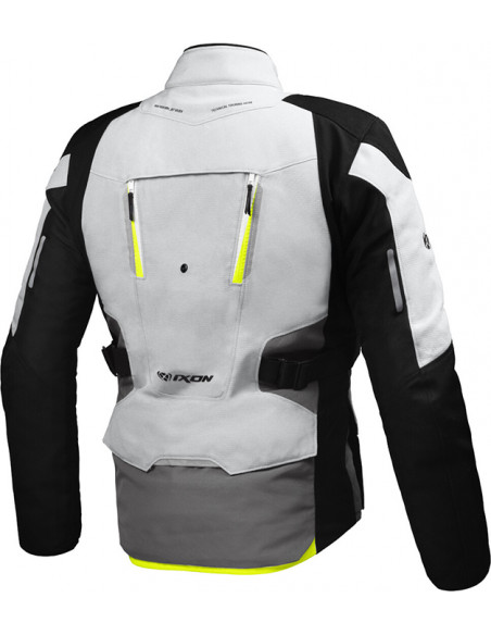 CHAQUETA IXON VIDAR GREY / BLACK / BRIGHT YELLOW