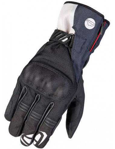 GUANTES IXON MS LOKI BLACK / GREIGE / BLUE