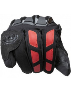 GUANTES GARIBALDI SAFETY PLIS-PLAS NEGRO/ROJO 2