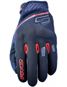 GUANTES FIVE RS3 EVO AIRFLOW BLACK RED