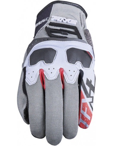 GUANTES FIVE TFX4 GREY RED