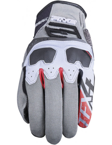 GUANTES FIVE TFX4 GREY RED