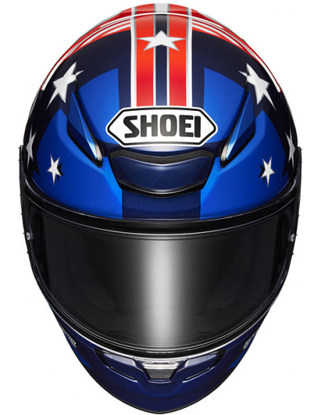 CASCO SHOEI NXR 2 MARQUEZ AMERICAN SPIRIT TC10
