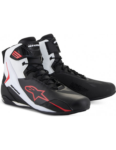 Botas Alpinestars Faster-4 Black / White / Red