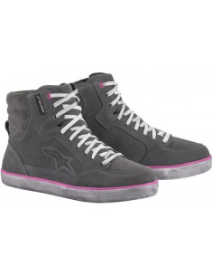 BOTAS ALPINESTARS J-6 LADY WATERPROOF GREY/PURPLE