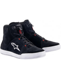 BOTAS ALPINESTARS CHROME BLACK / COOL GREY / RED