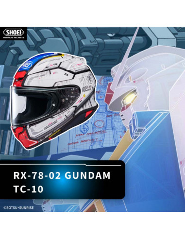 Casco Shoei NXR 2 RX-78-02 Gundam TC10