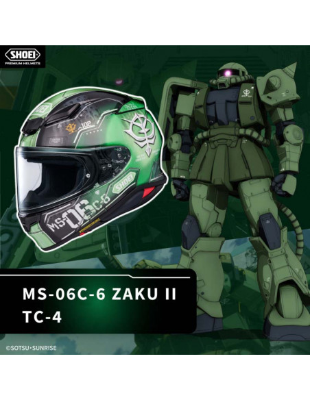 Casco Shoei NXR 2 MS-06C-6 Zaku 2 TC4