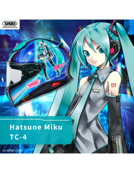 Casco Shoei NXR 2 Hatsume Miku TC4
